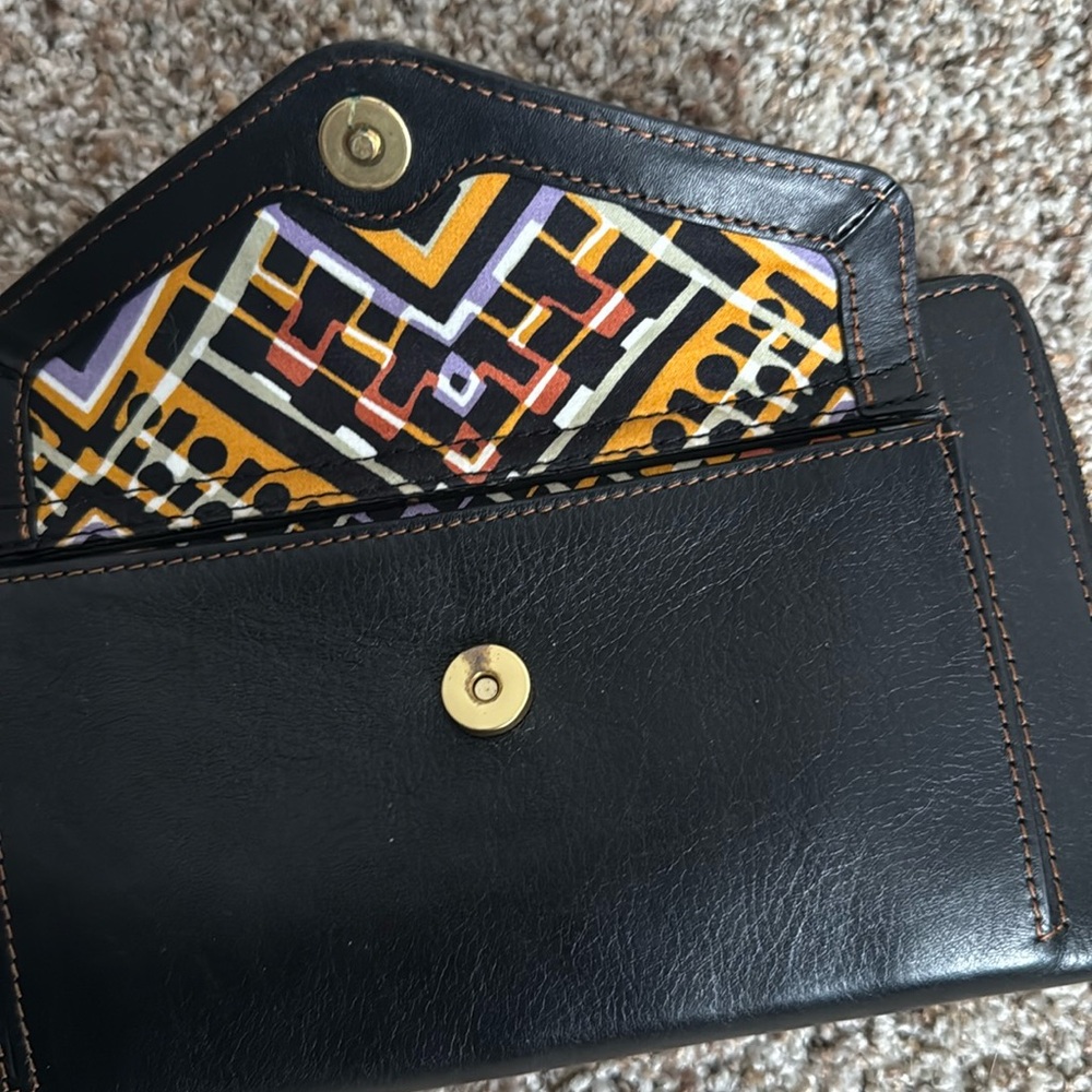 Vera Bradley Bozeman Wristlet Wallet Leather